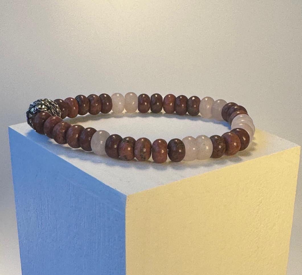 Big Bang Infinity Bead Bracelet RED JASPER