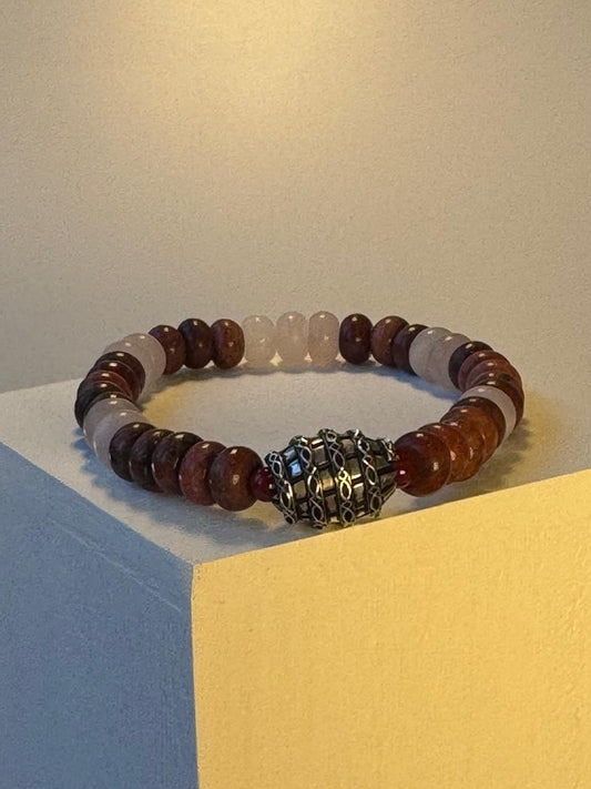 Big Bang Infinity Bead Bracelet RED JASPER